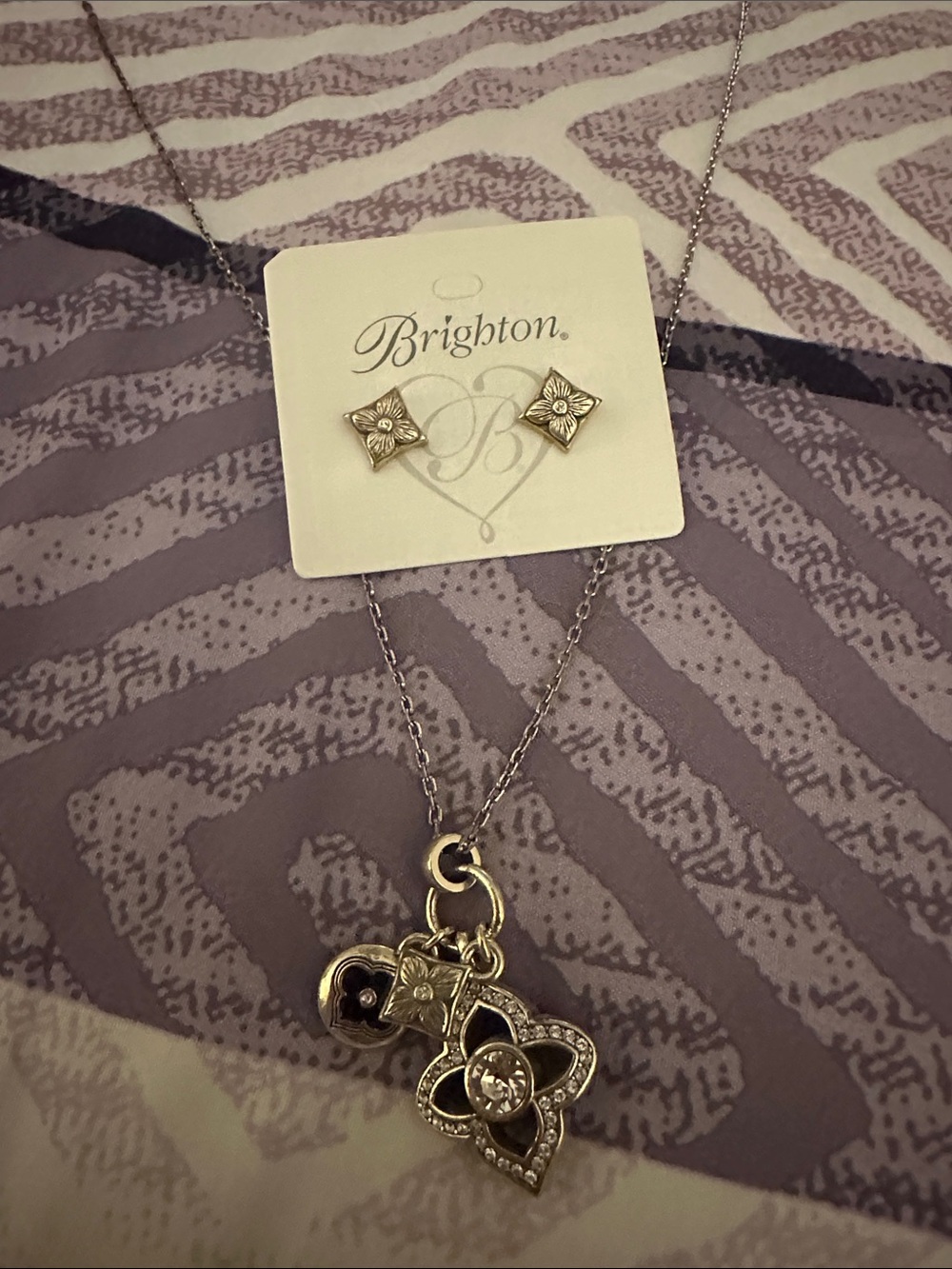 Brighton Toledo Necklace with Matching Studs